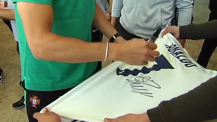 Cristiano Ronaldo, "feliz" de volver a casa con su selección