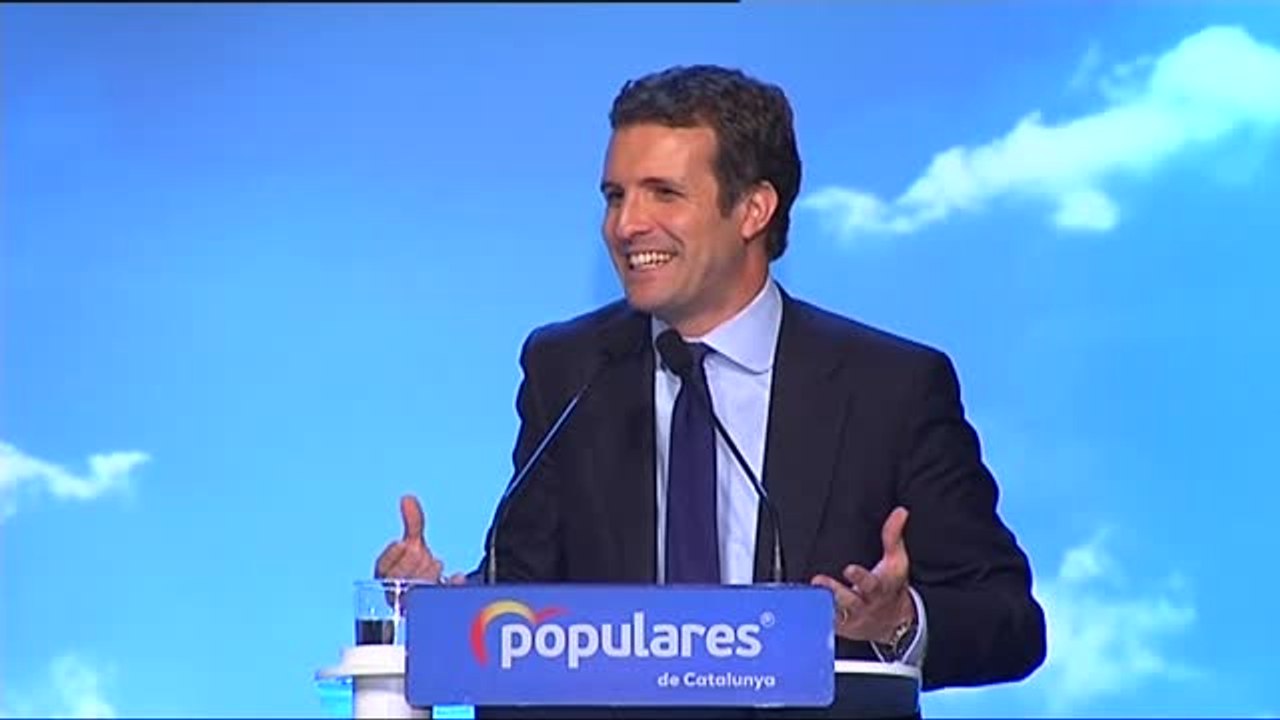 Casado: "Sánchez es el responsable de que se retiren los lazos amarillos en Cataluña"