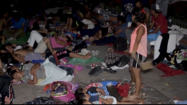 La 'caravana' de migrantes continúa su avance