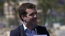 Casado pide que el 28-A sea un plebiscito contra Torra y Sánchez