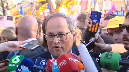 Torra: "Escucha, España, este grito de libertad"