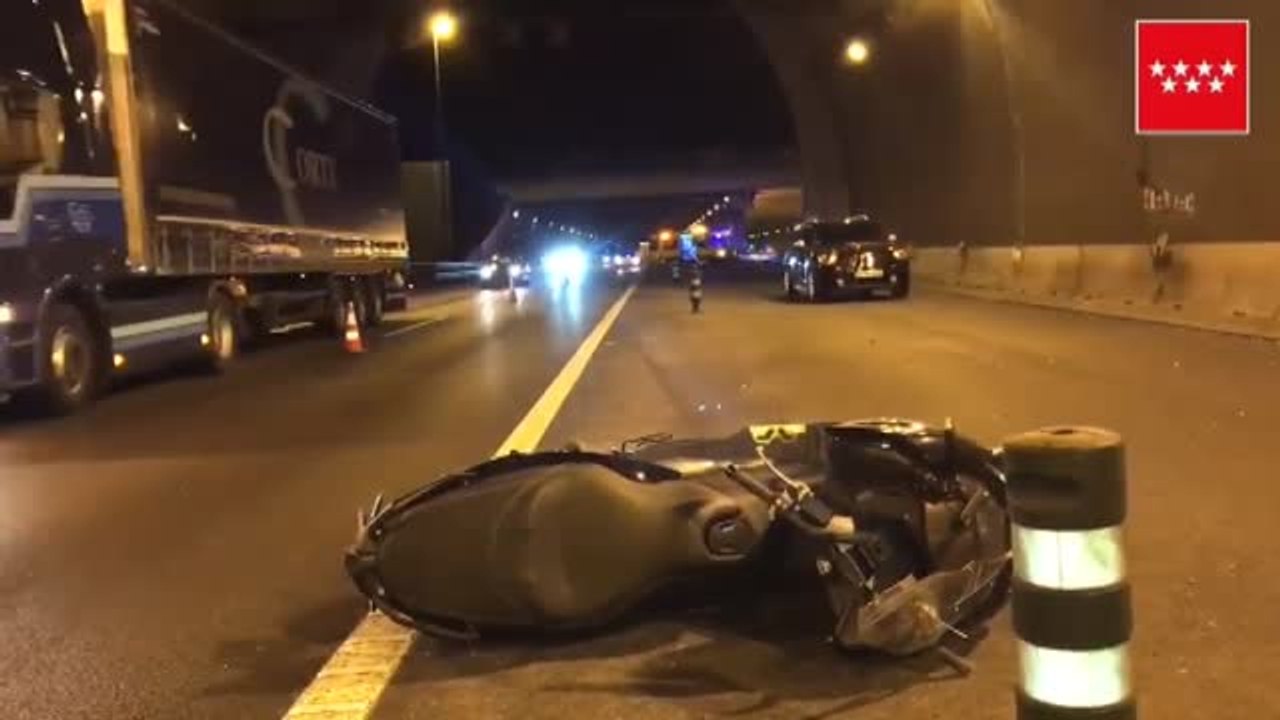 Fallece un motorista en un accidente de tráfico...