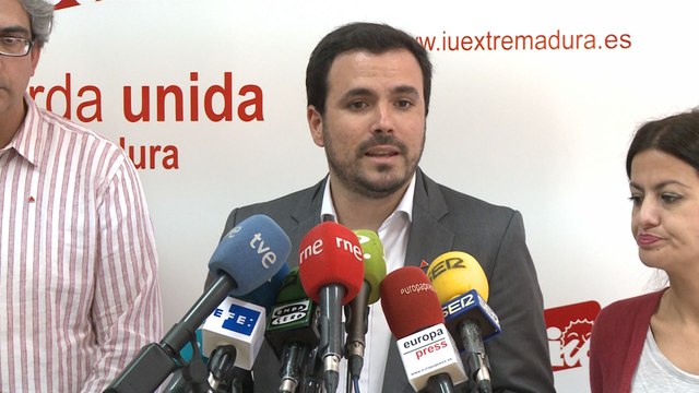 Garzón (IU): El PP tiene un problema con los pobres