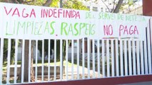 Los institutos valencianos muy afectados por la huelga de limpieza