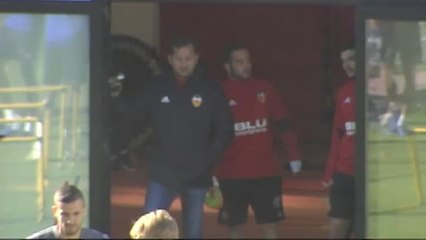 Anil Murthy, presente en el entrenamiento del Valencia