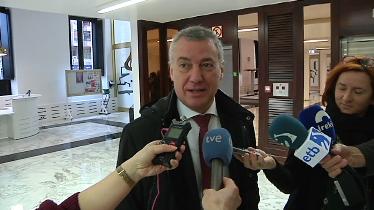 Urkullu:  "Respondí a lo que me preguntaron"