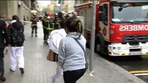 Un incendio obliga a desalojar un céntrico hotel de Barcelona