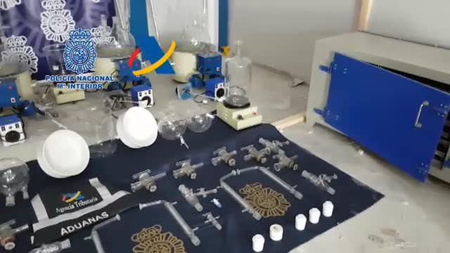 La policía evita la instalación de uno de los mayores laboratorios de drogas de síntesis en España