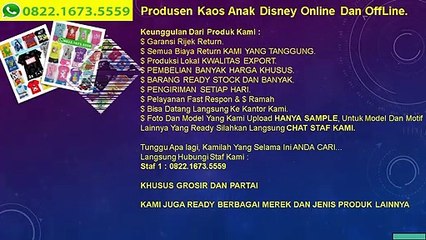 PALING LARIS…!! WA 0822.1673.5559, Pengrajin Fashion Anak Disney