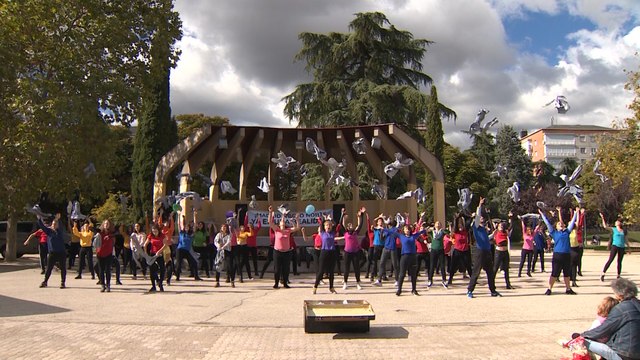 Un flashmob para celebrar la aprobación del proyecto 'Madrid Nuevo Norte'