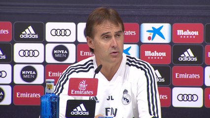 Lopetegui: "Espero seguir respirando tras el Clásico"