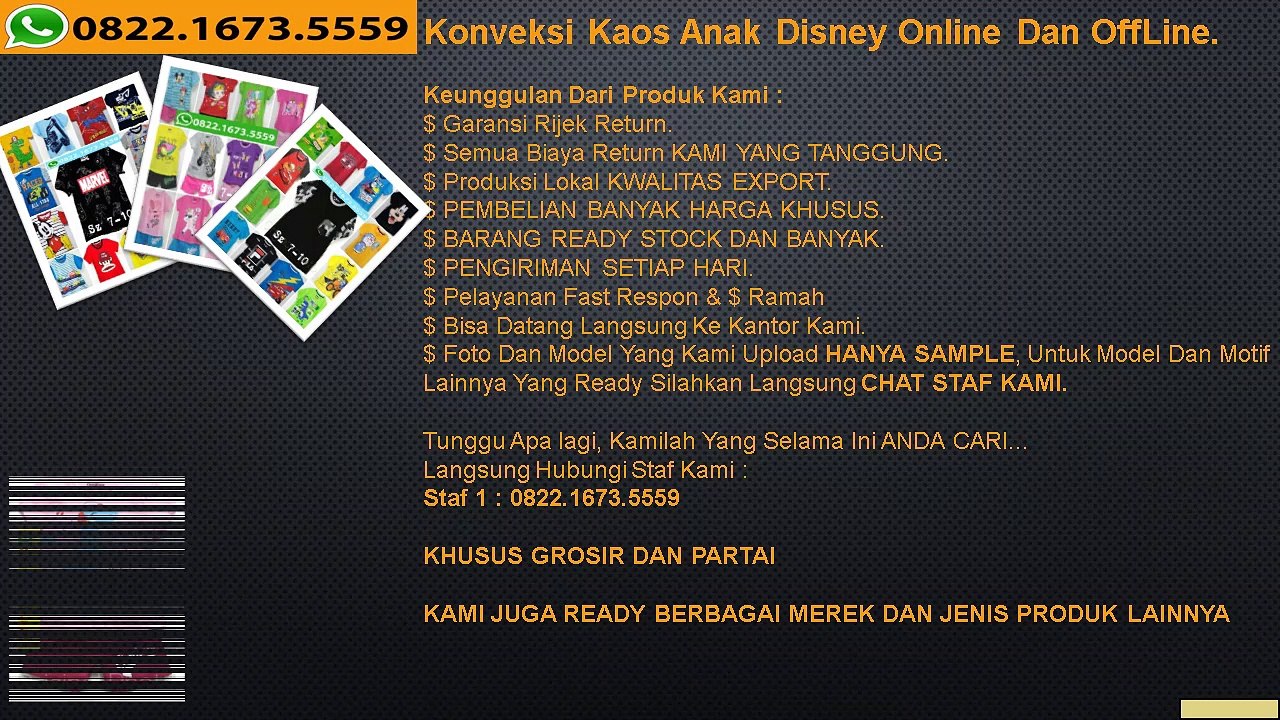 BARU…!! WA 0822.1673.5559, Baju Putri Ratu Disney