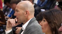 Muchas emociones en la segunda presentación de Zidane como entrenador