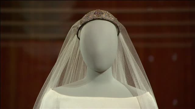 El vestido de boda de Meghan Markle, expuesto en el Castillo de Windsor