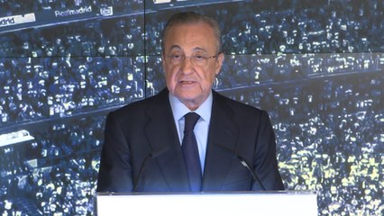 Florentino a Zidane: "Tu pasión te vuelve a unir a este club"