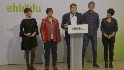 EH Bildu justifica su ausencia al acto del 11M de San Sebastián