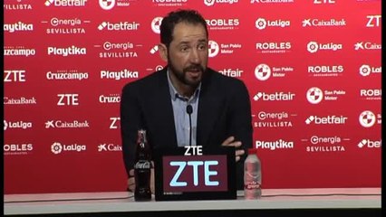 Pablo Machín: "Le brindamos esta victoria a la afición, hacía mucho que no les dábamos una alegría"