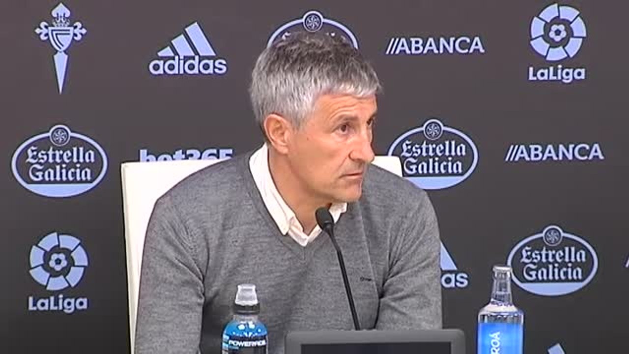 Setién: "Hemos hecho méritos para haber ampliado con claridad el marcador"