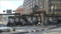 Un autobús explota en el centro de Estocolmo