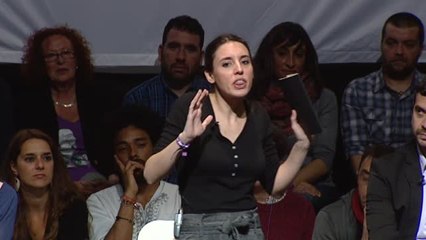 Irene Montero asegura que el PSOE es "el partido del ni fu ni fa"