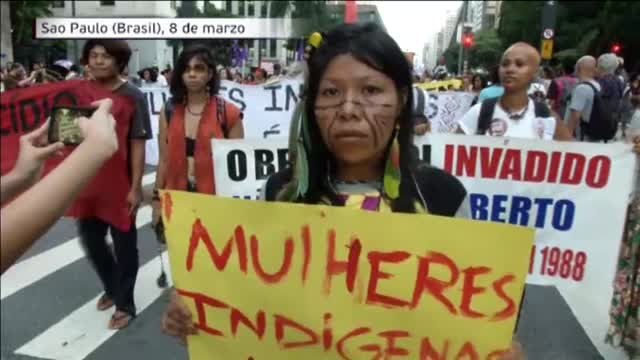 Masivas movilizaciones en toda América Latina en el Día Internacional de la Mujer