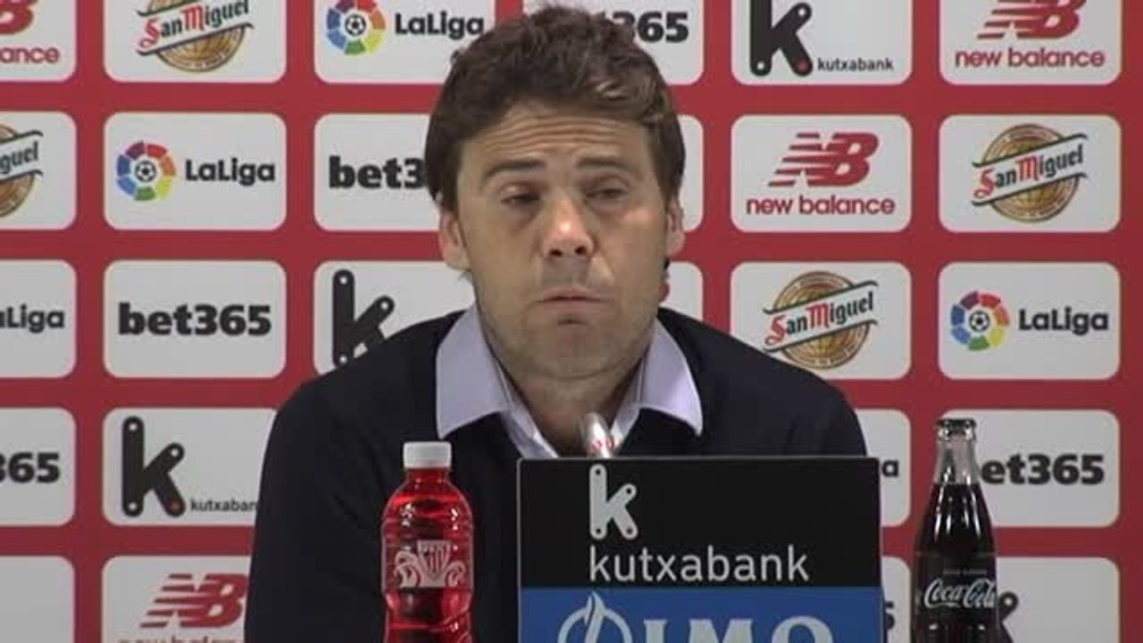 Garitano: "Empatar es mucho peor que tres puntos"