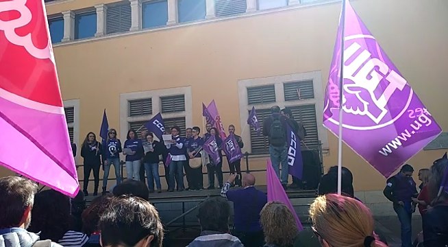 Manifestación en Palma convocada por UGT y CCOO por el Día de la Mujer