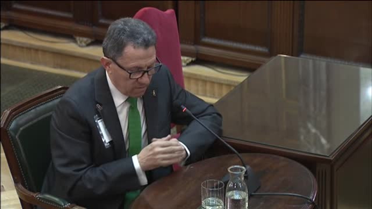 El máximo responsable de la Guardia Civil en Cataluña durante el procès critica el dispositivo de Mossos durante el 1-0