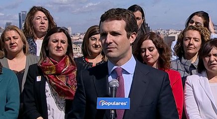 Casado: "No quiero un país en el que se enfrente a mi hija y a mi hijo"