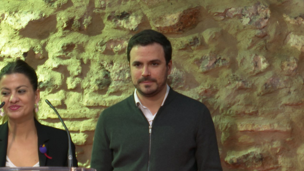 Garzón (IU) sobre Alsasua: "Pediremos el indulto al Gobierno de Sánchez"