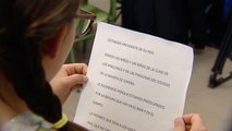 Macron contesta la carta de un niño de Madrid que le escribió preocupado por la acumulación de basura en los océanos