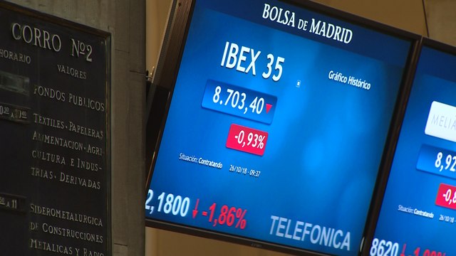 El Ibex 35 abre a la baja y pone en peligro los 8.700 puntos