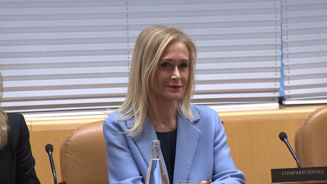 Cifuentes llega a la comisión de investigación de la Asamblea de Madrid