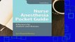 [GIFT IDEAS] Nurse Anesthesia Pocket Guide