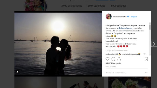 Pedroche y David Muñoz celebran su tercer aniversario