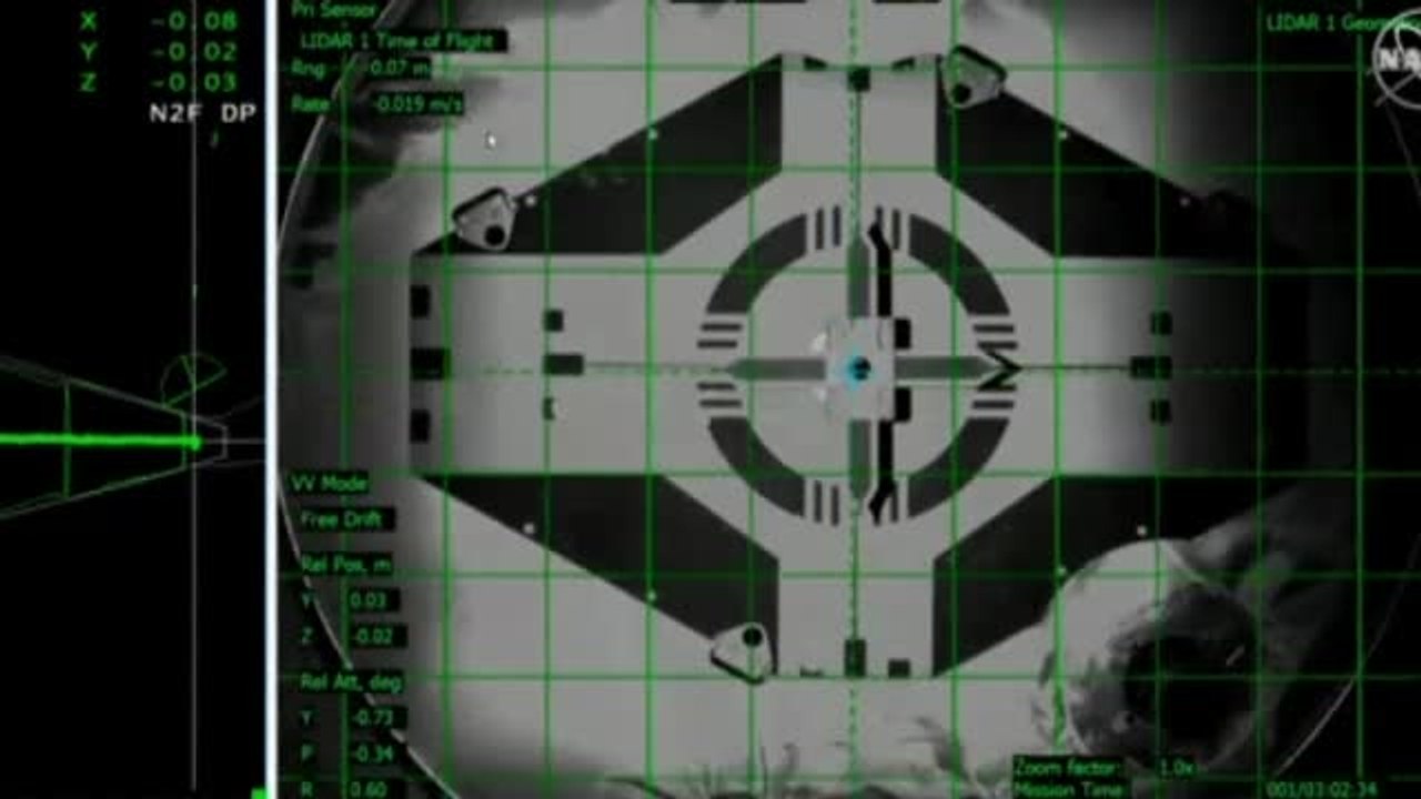 Espectacular imagen del acoplamiento de la Space X a la Estación Espacial Internacional