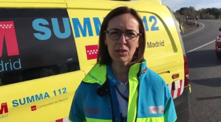 Grave accidente de moto en la localidad de Brunete