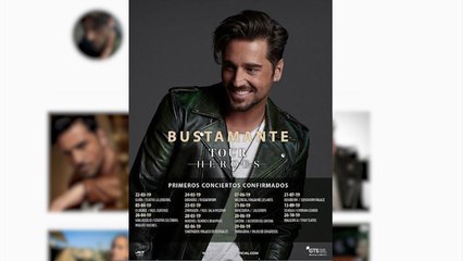 Bustamante comparte con sus seguidores las fechas de su tour 'Héroes'