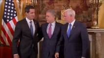 Juan Guaidó se reúne con Mike Pence en Bogotá