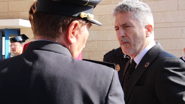 Marlaska visita el perímetro fronterizo de Melilla