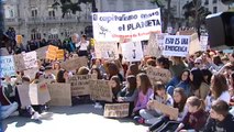 Los jóvenes españoles se suman a la movilización europea por el clima y contra el calentamiento global