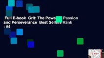 Full E-book  Grit: The Power of Passion and Perseverance  Best Sellers Rank : #4