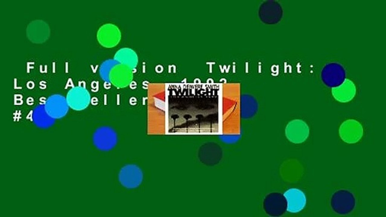 Full version  Twilight: Los Angeles, 1992  Best Sellers Rank : #4