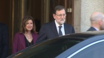 Rajoy sale del Tribunal Supremo tras declarar