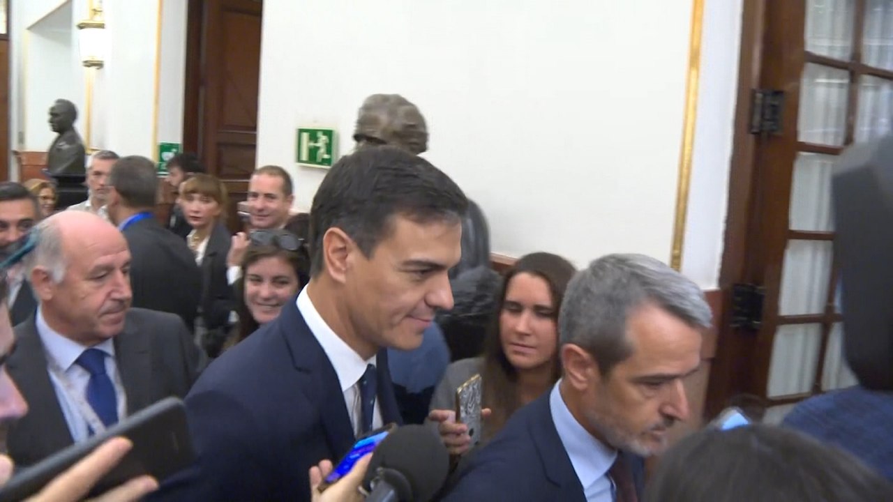 Llegadas a la sesión de Control al Gobierno