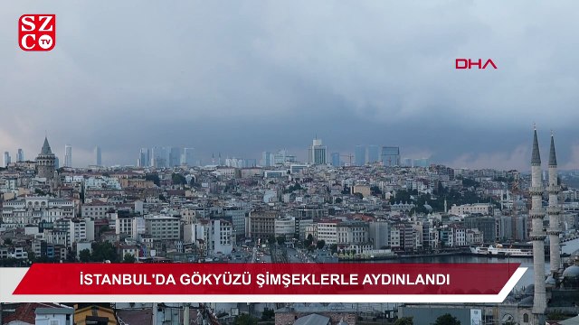 İstanbul’da sağanak yağış etkili oluyor
