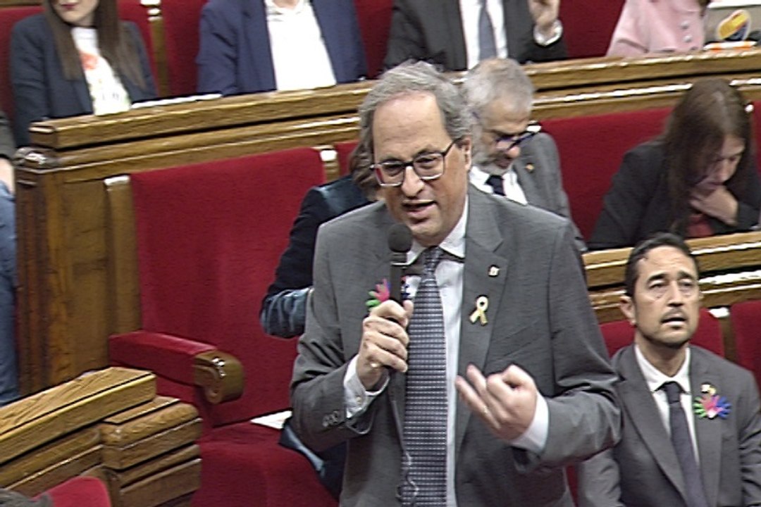 Torra descarta elecciones: "No haremos un Pedro Sánchez"