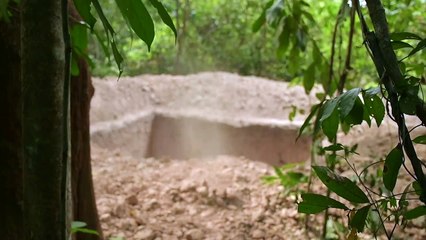 Building Underground House With Underground Swimming pool