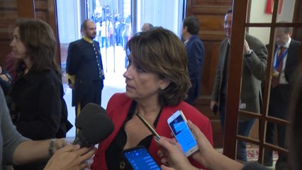 Delgado sobre la exhumación de Franco