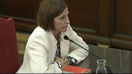 Forcadell habla de la DUI como declaración política